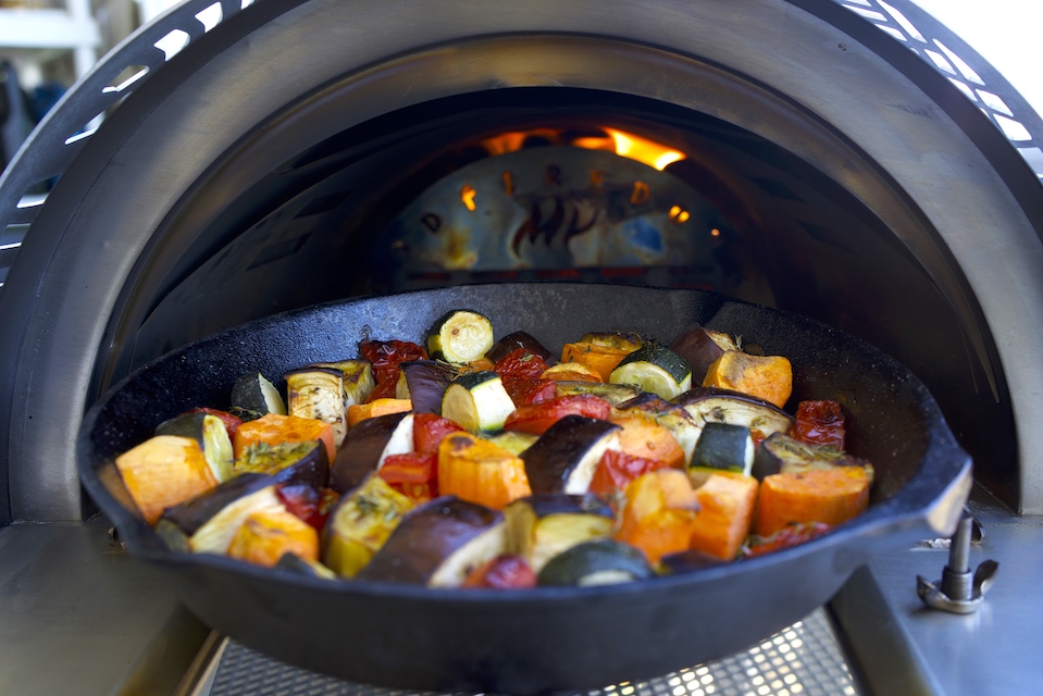 Cast Iron grilled vegetabes